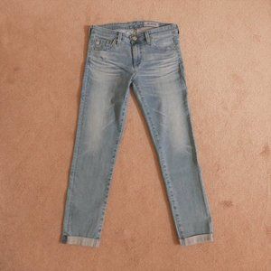 Ag Adriano Goldschmied Mid-rise Stilt Roll-up Jeans Size 26
